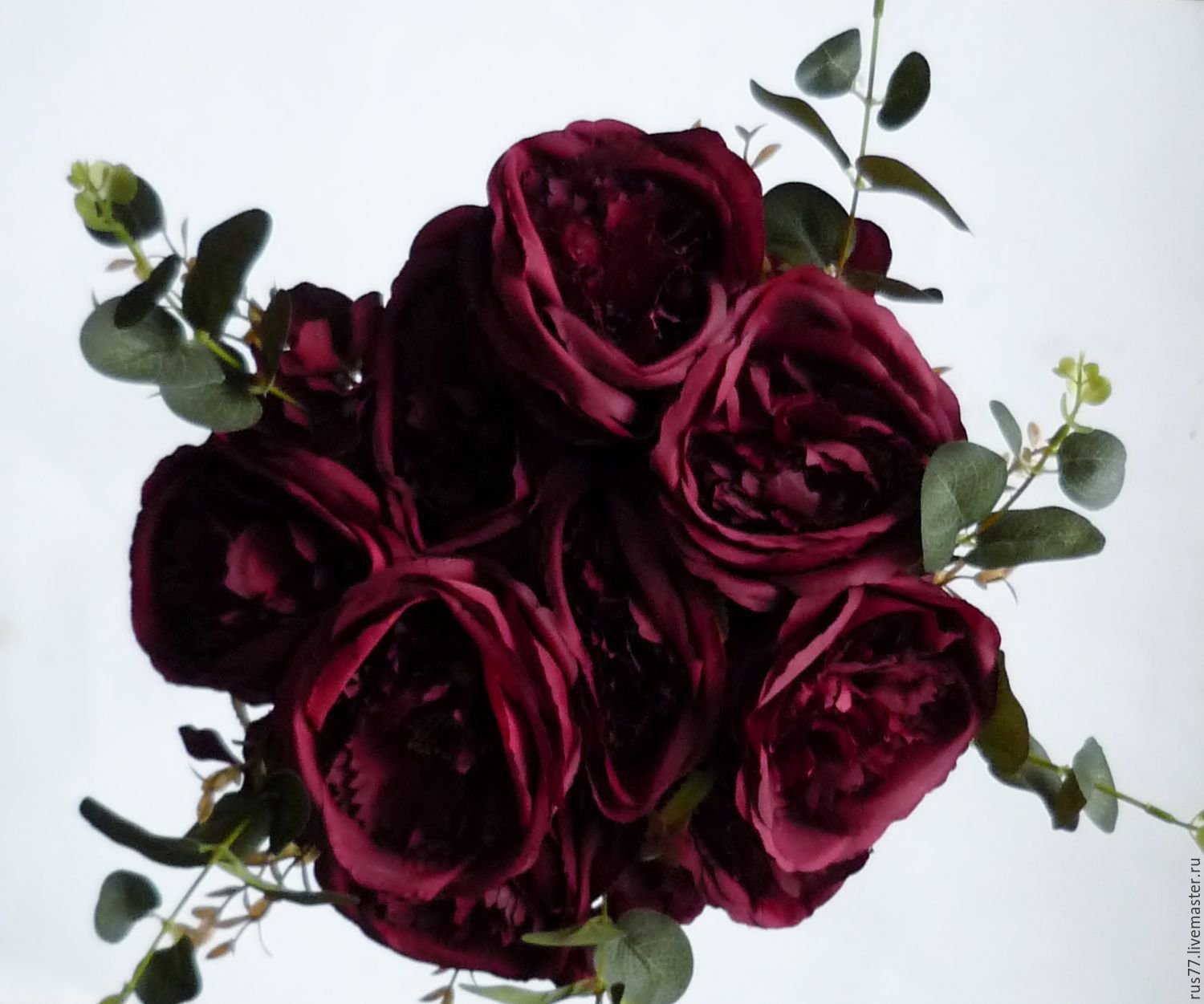 Темно Красные Розы Букет