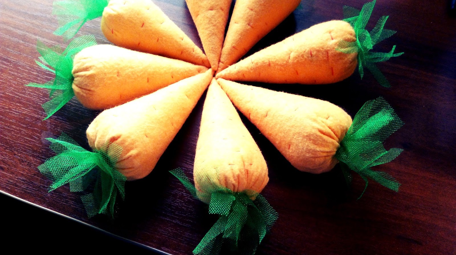 Букет из морковки