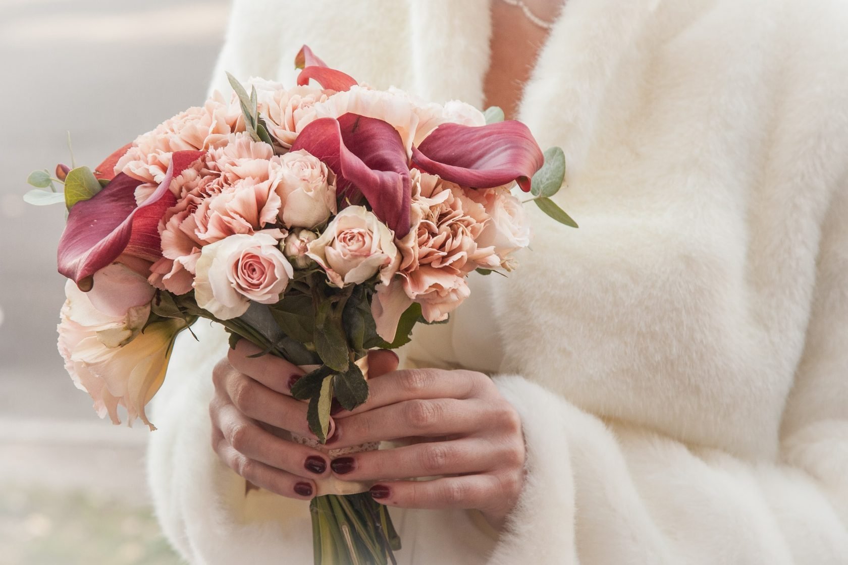 Букет Невесты В Розовых Тонах