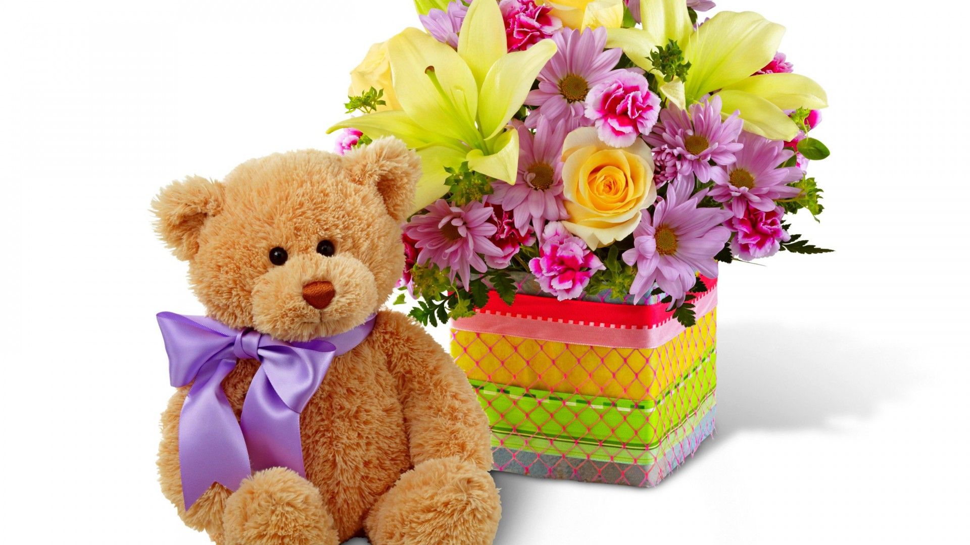букет цветов для девочки 7 лет на день рождения