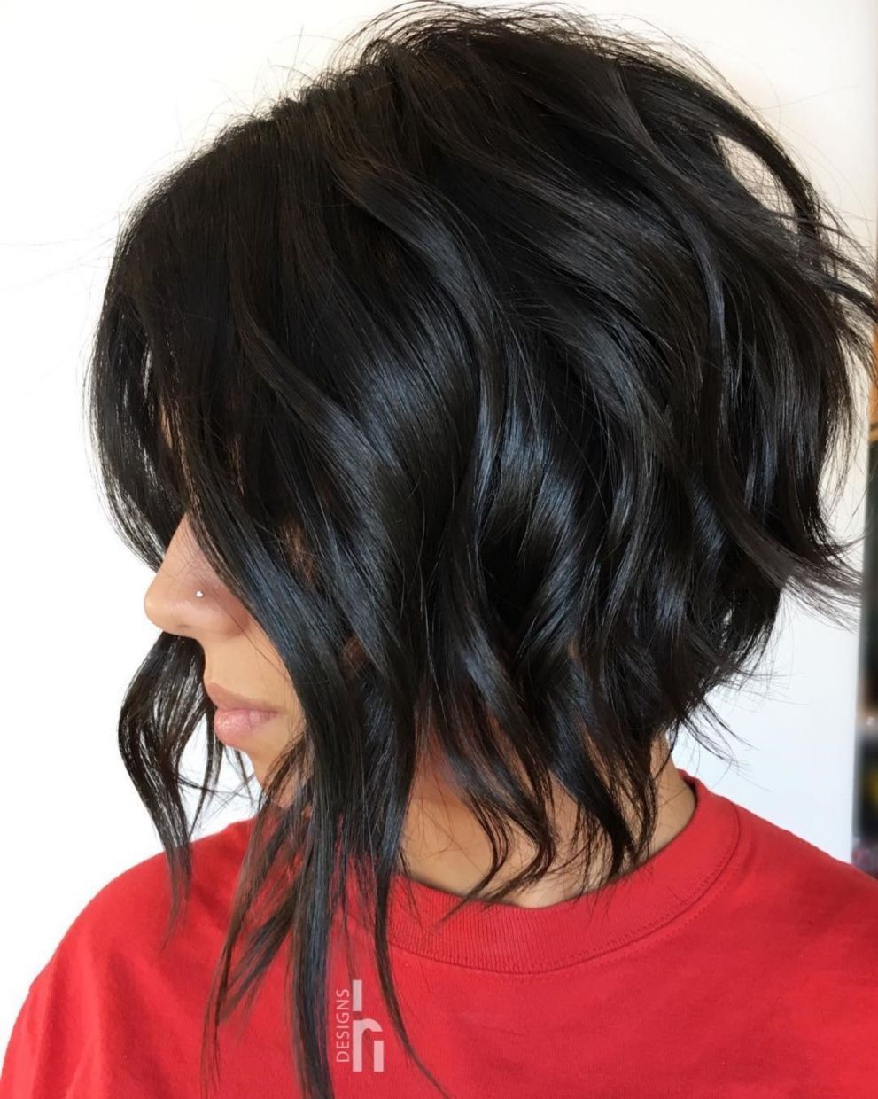 Стрижки женские фото на черные волосы фото
