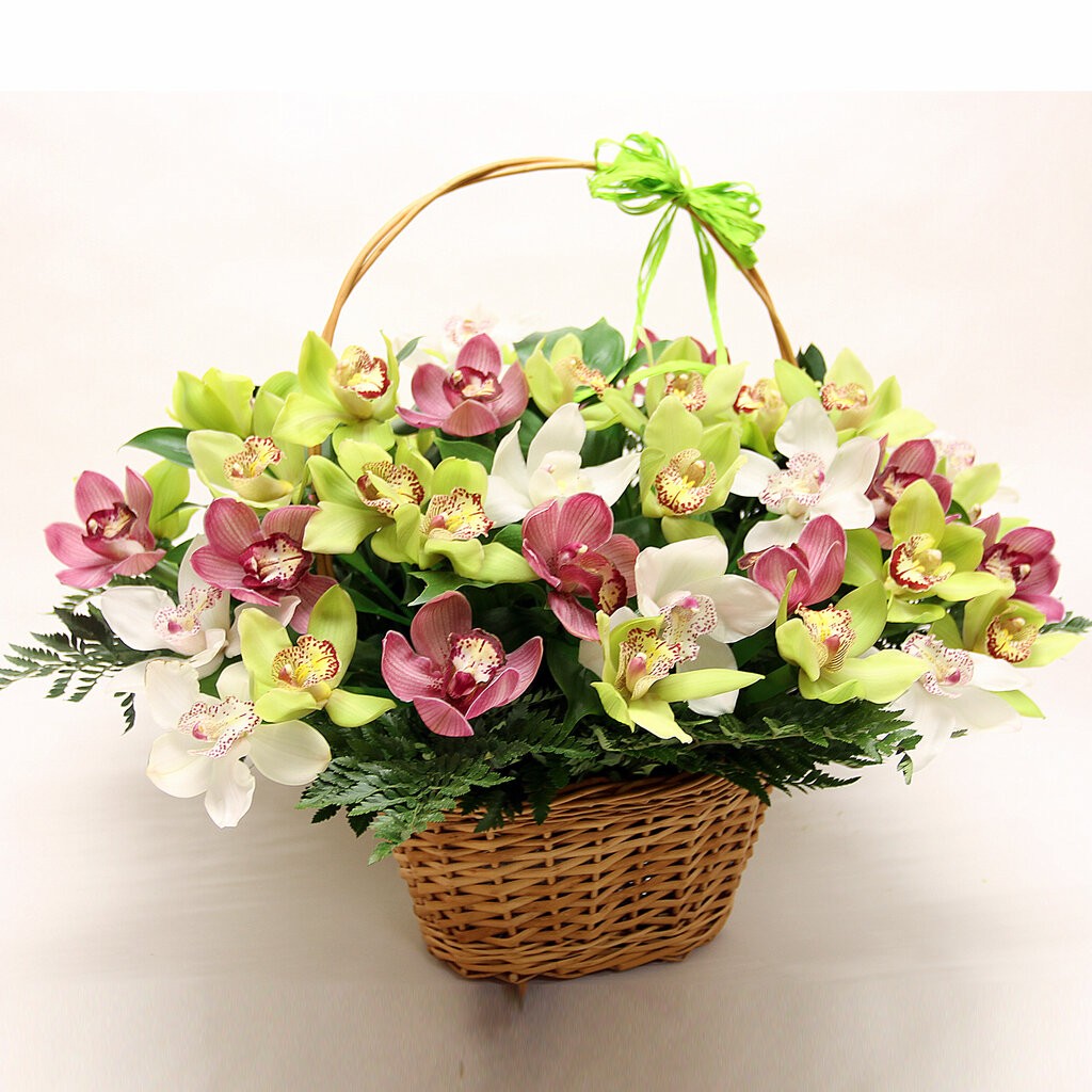 букет цветов из орхидей картинки