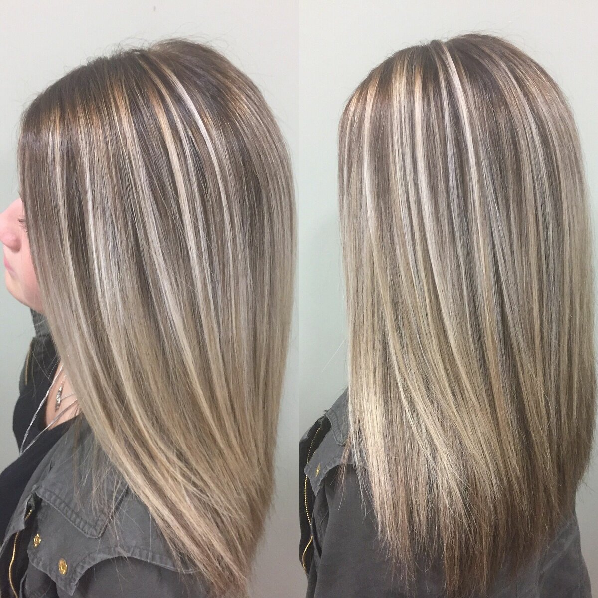 Фото мелирование на средние русые волосы фото до и после