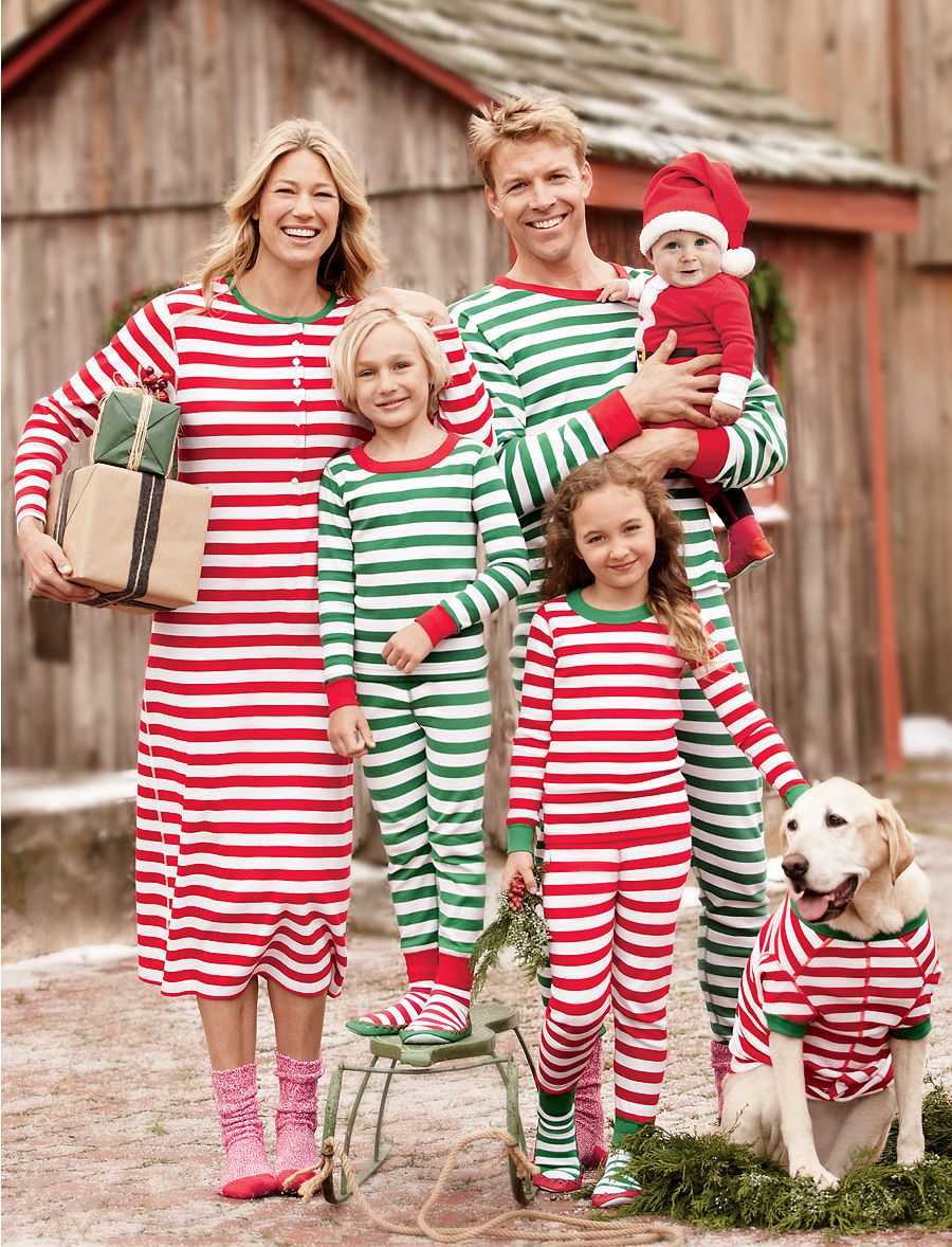 Фотосессия в пижамном стиле семейная