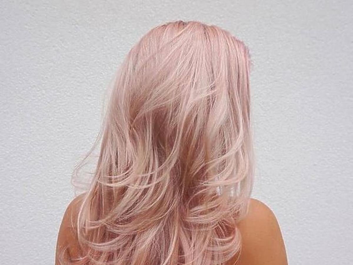 бежево розовый блонд фото