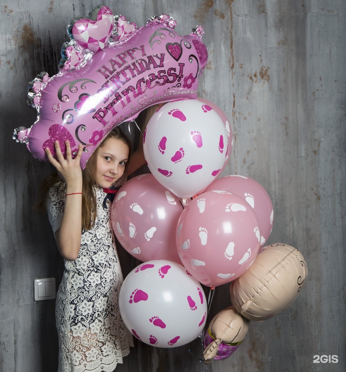 шары для день рождения девочки
