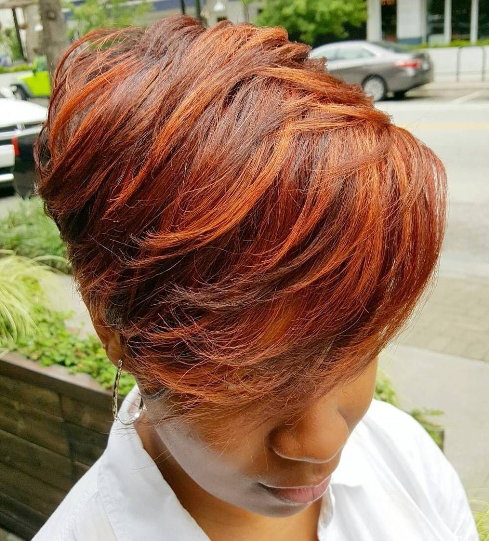 рыжий цвет волос на короткие волосы фото
