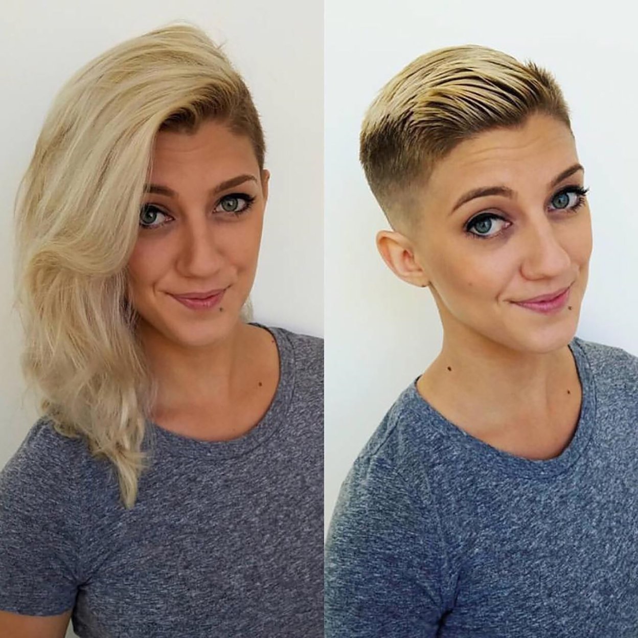 Как короткая стрижка меняет женщину фото до и после