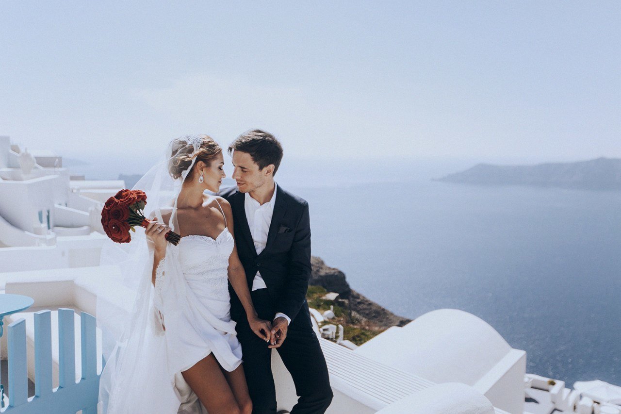 Свадьба в Греции на берегу моря 10 человек