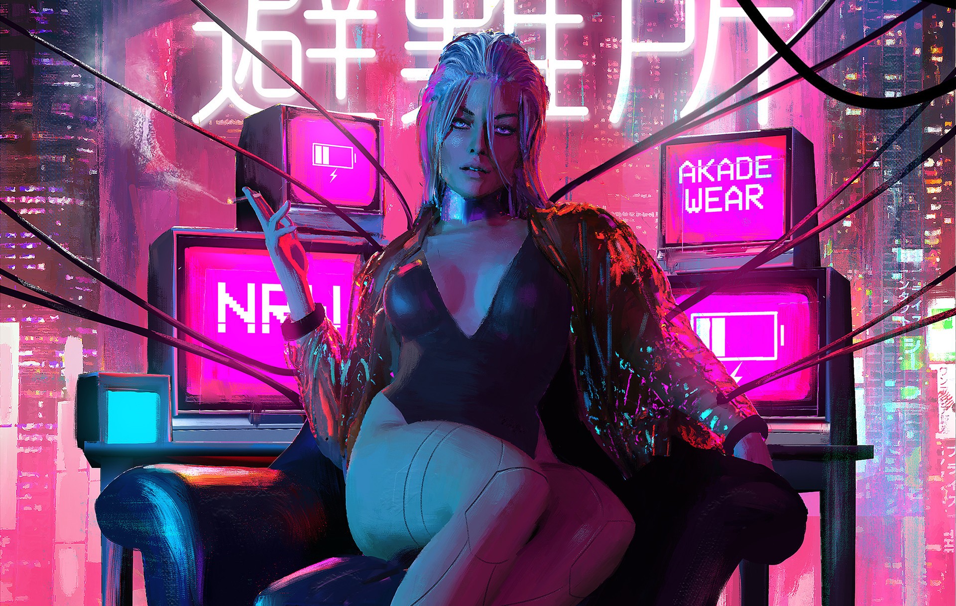 Cyberpunk avatar girl фото 51