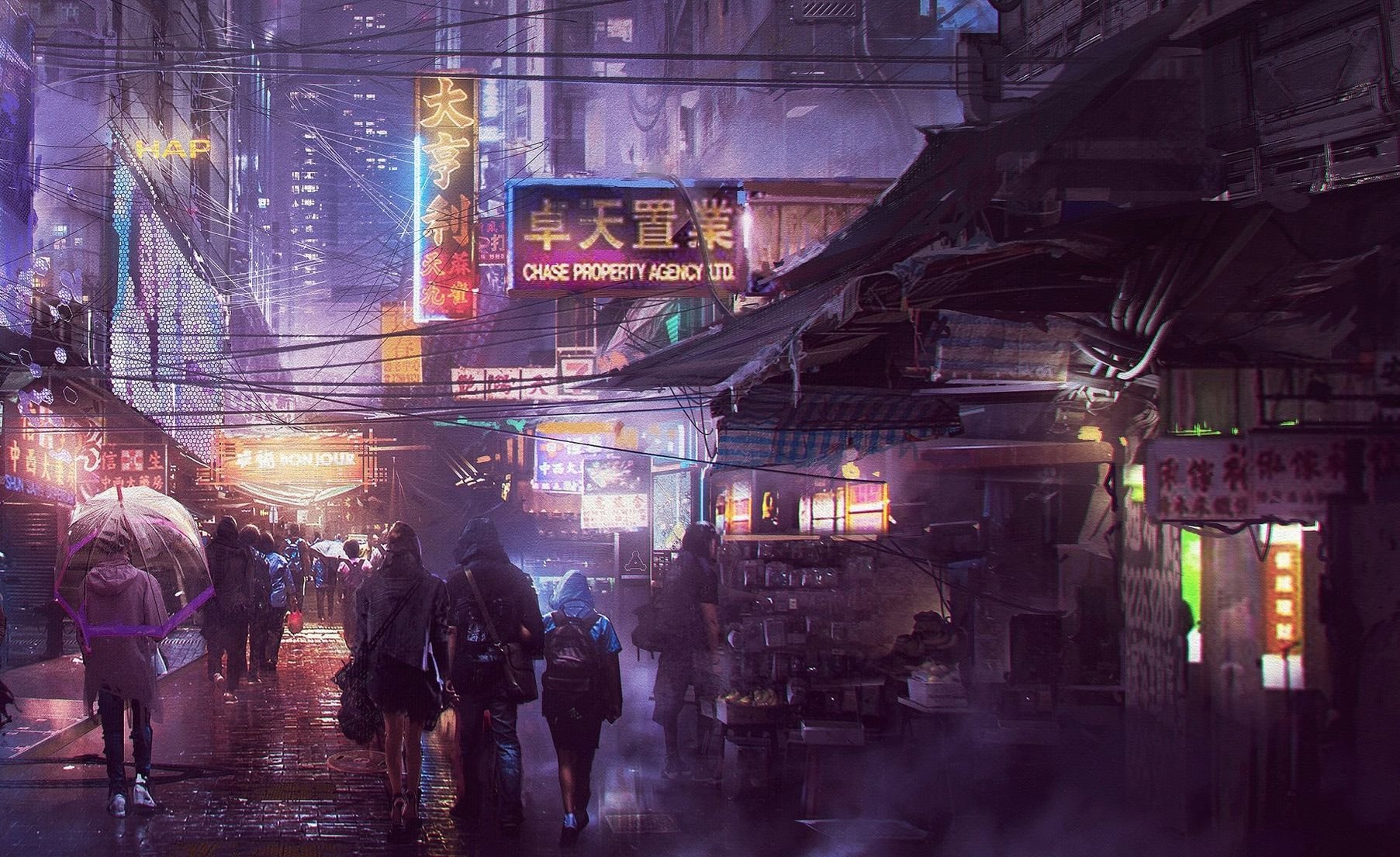 Cyberpunk style photoshop фото 35