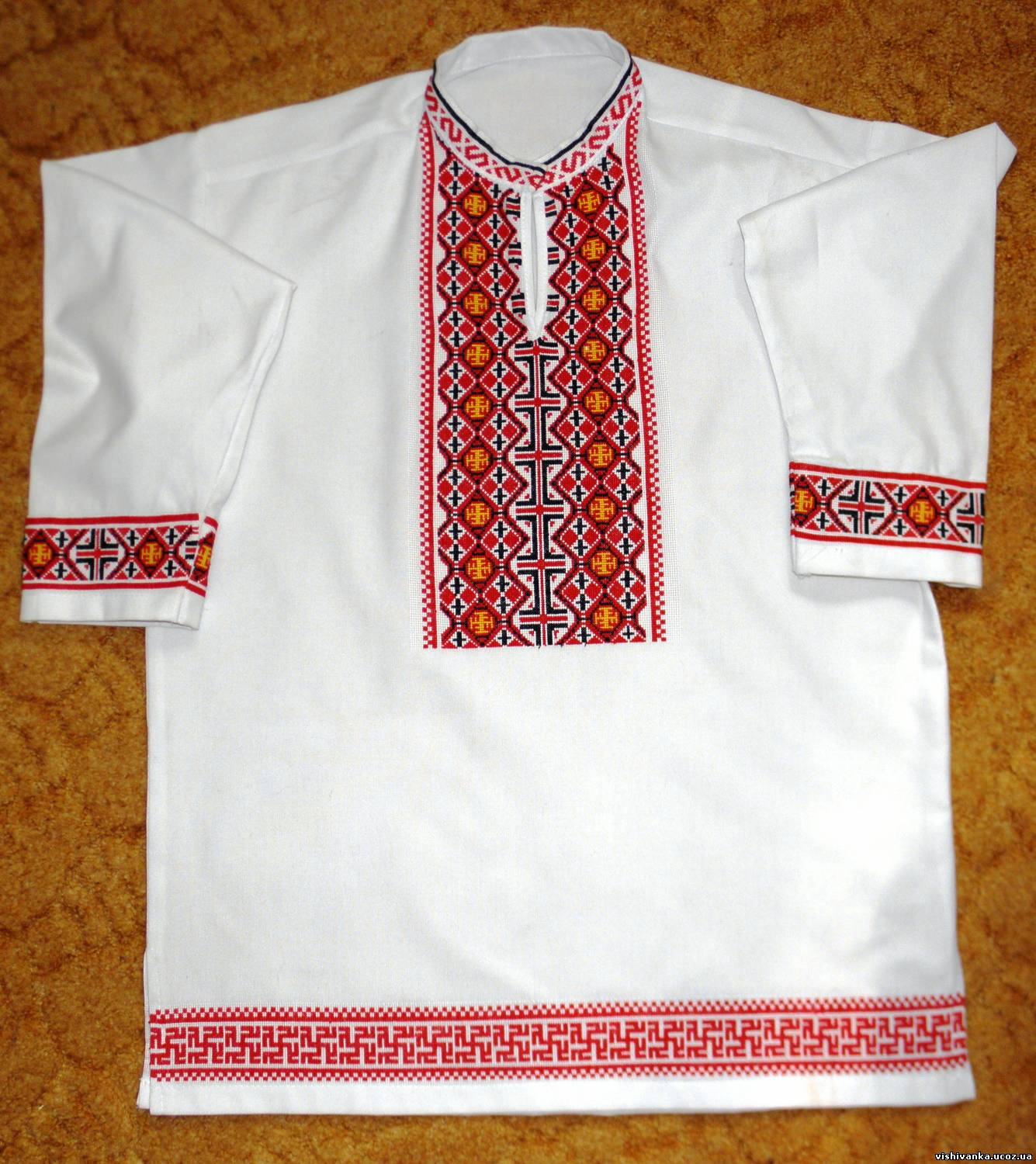 Рубашка Мордовская с вышивкой