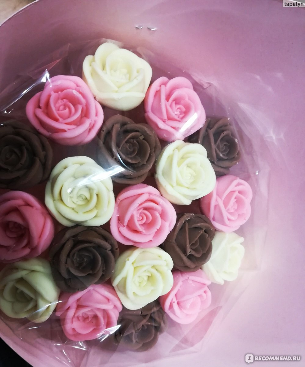 Розы из шоколада букет