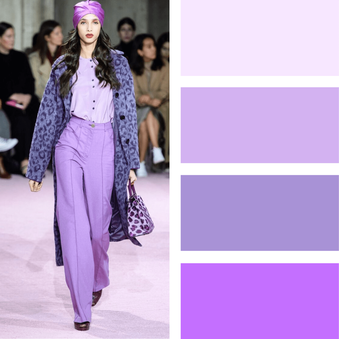 одежда фиолетового цвета фото