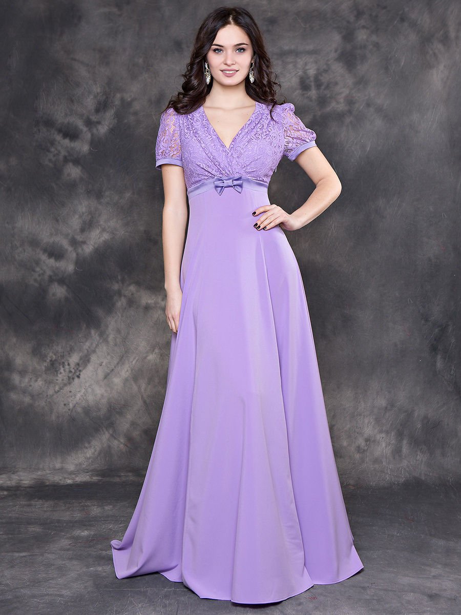 Фиолетовое платье женское