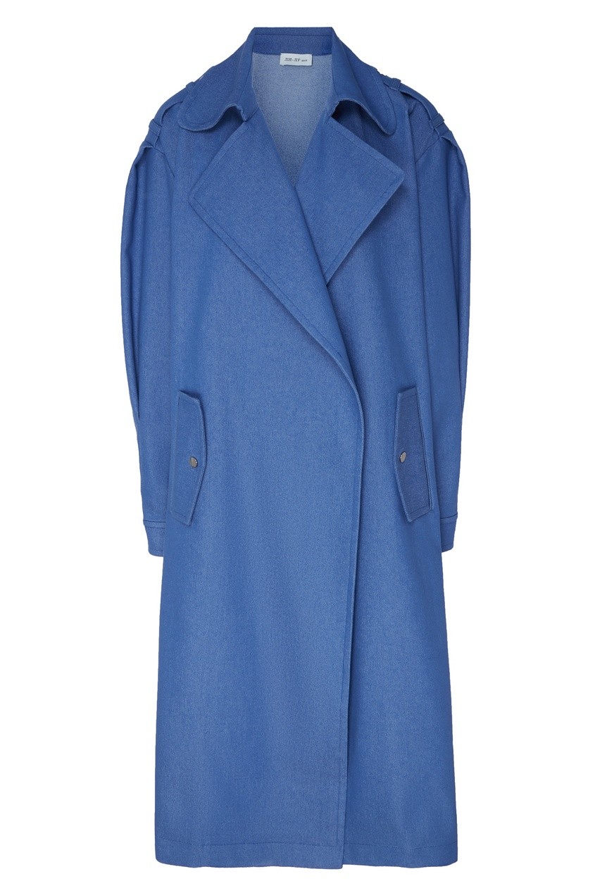 Синее пальто купить. Пальто Lee l55jbu76. Голубое пальто. Пальто голубого цвета. Синее пальто.