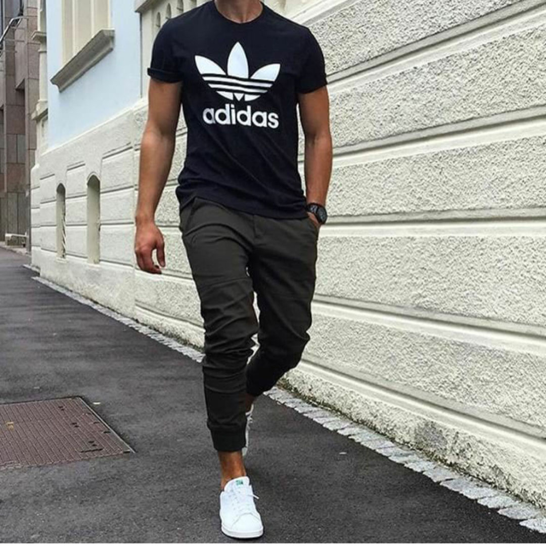 Adidas Superstar look man