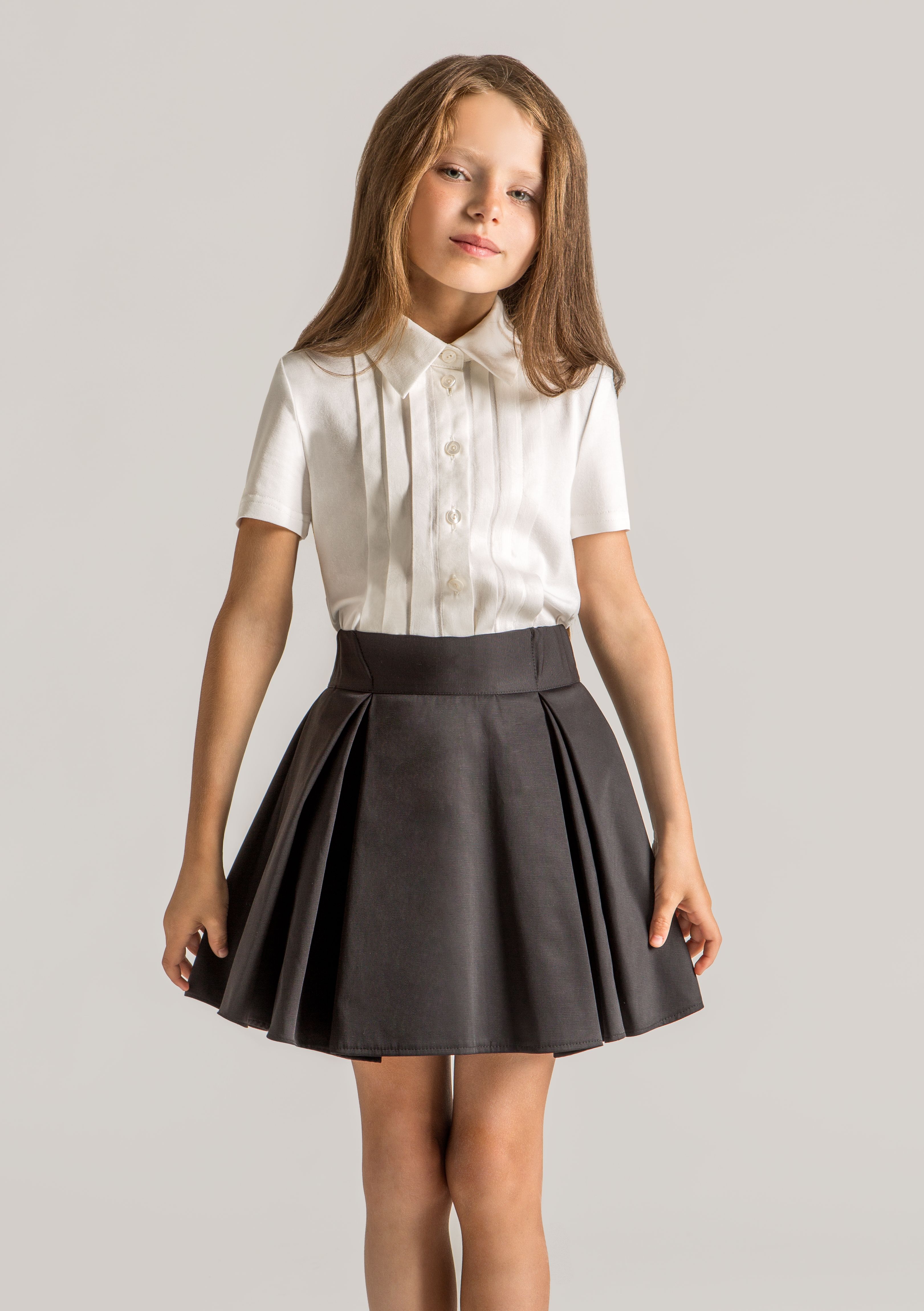Модные школьные юбки для девочек