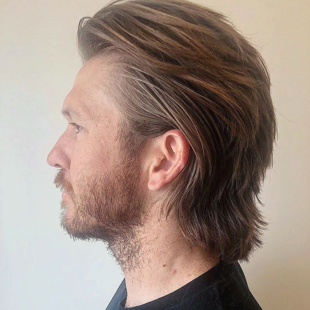 Стрижка маллет Mullet мужская