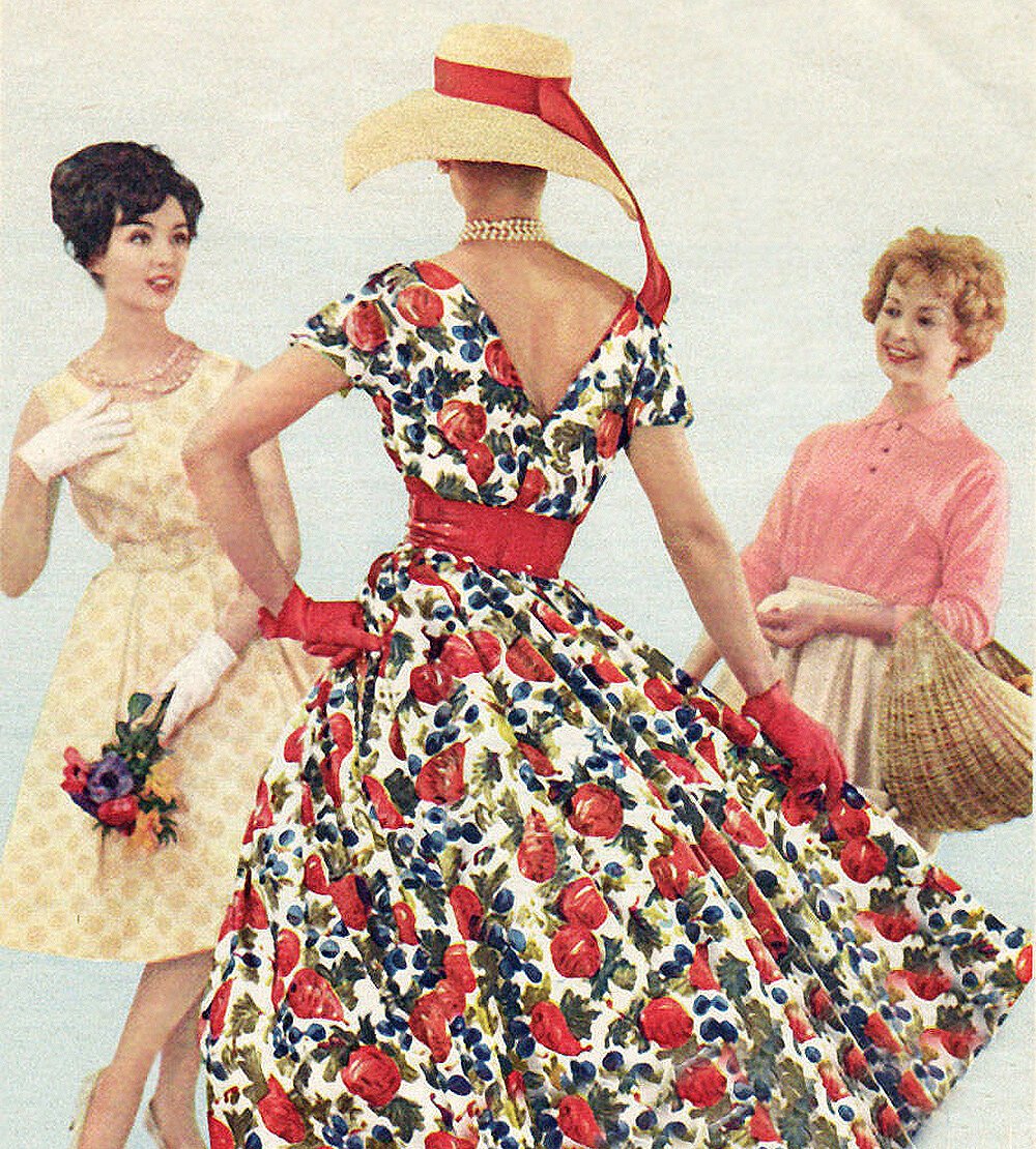 Платья 50 70 годов фото