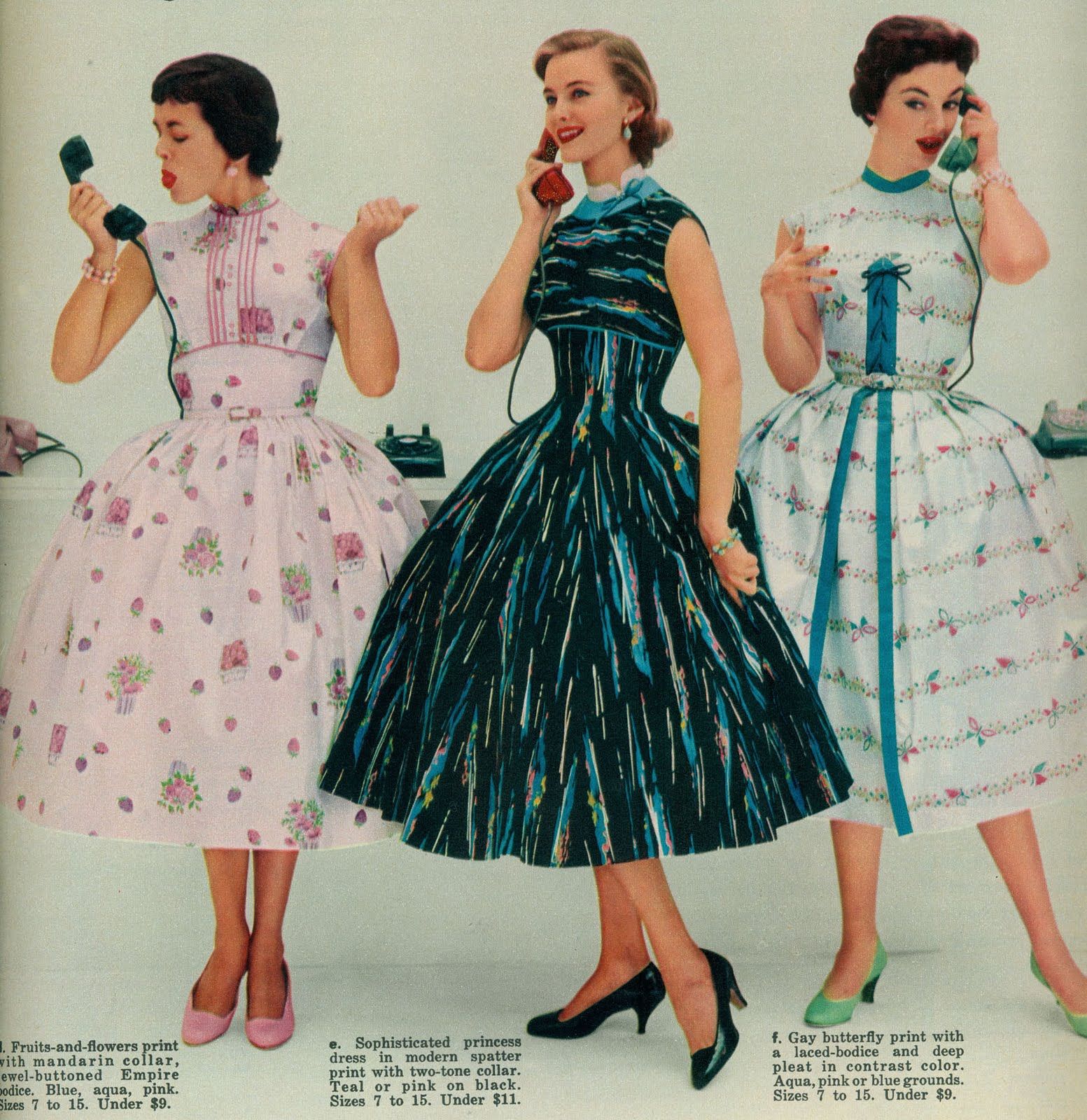 Мода 1950 х Америка