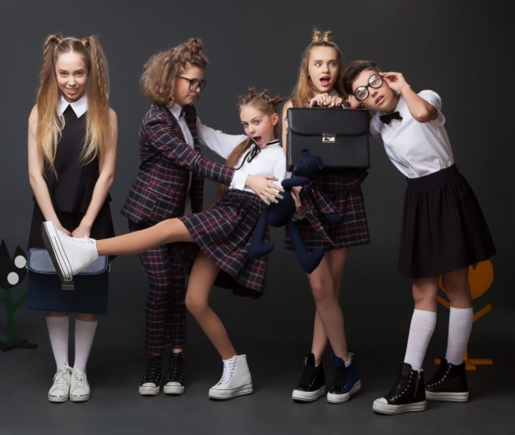 Модная Школьная одежда для девочек
