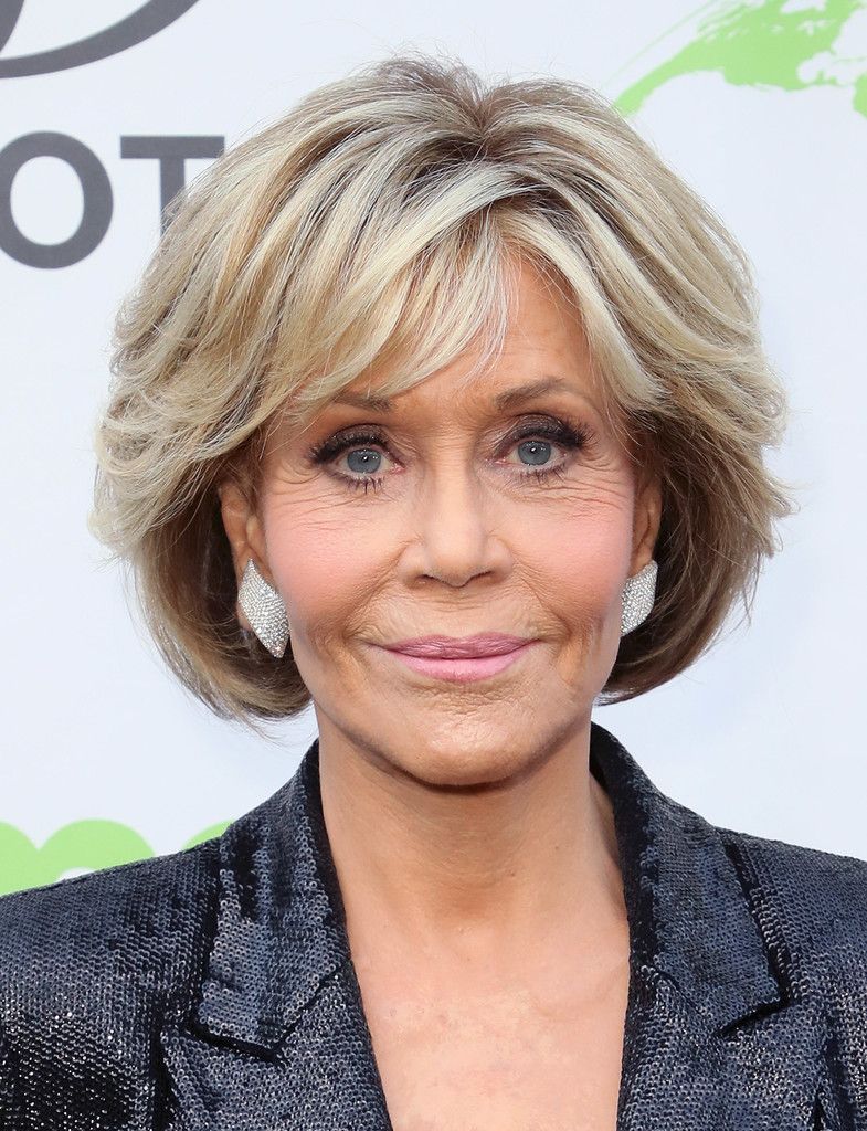Jane Fonda стрижка