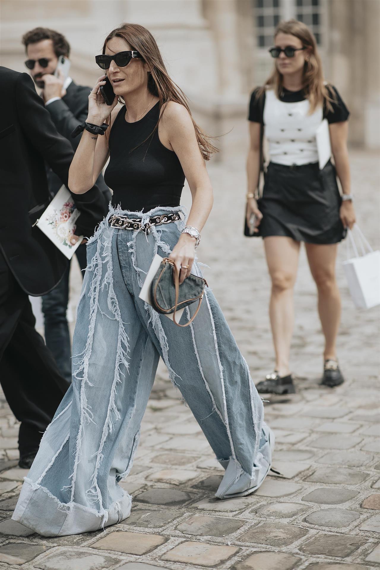 Модные джинсы 2023 женские тренды