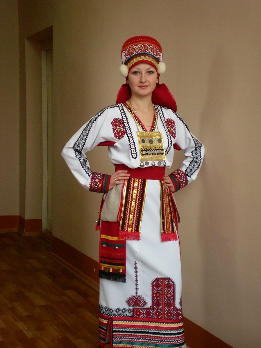 Национальный костюм мордвы эрзя