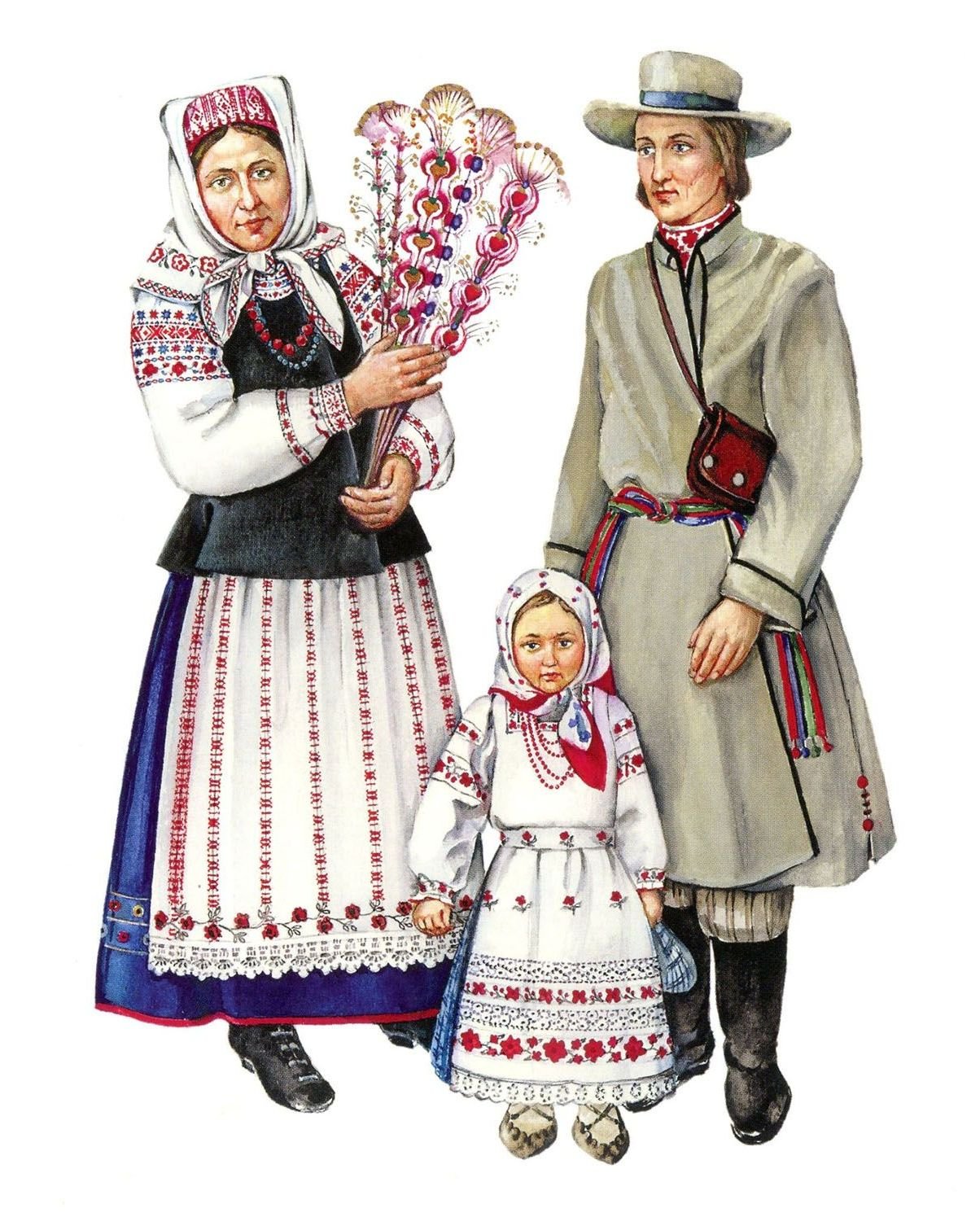 Белорусский нац костюм Витебской губернии