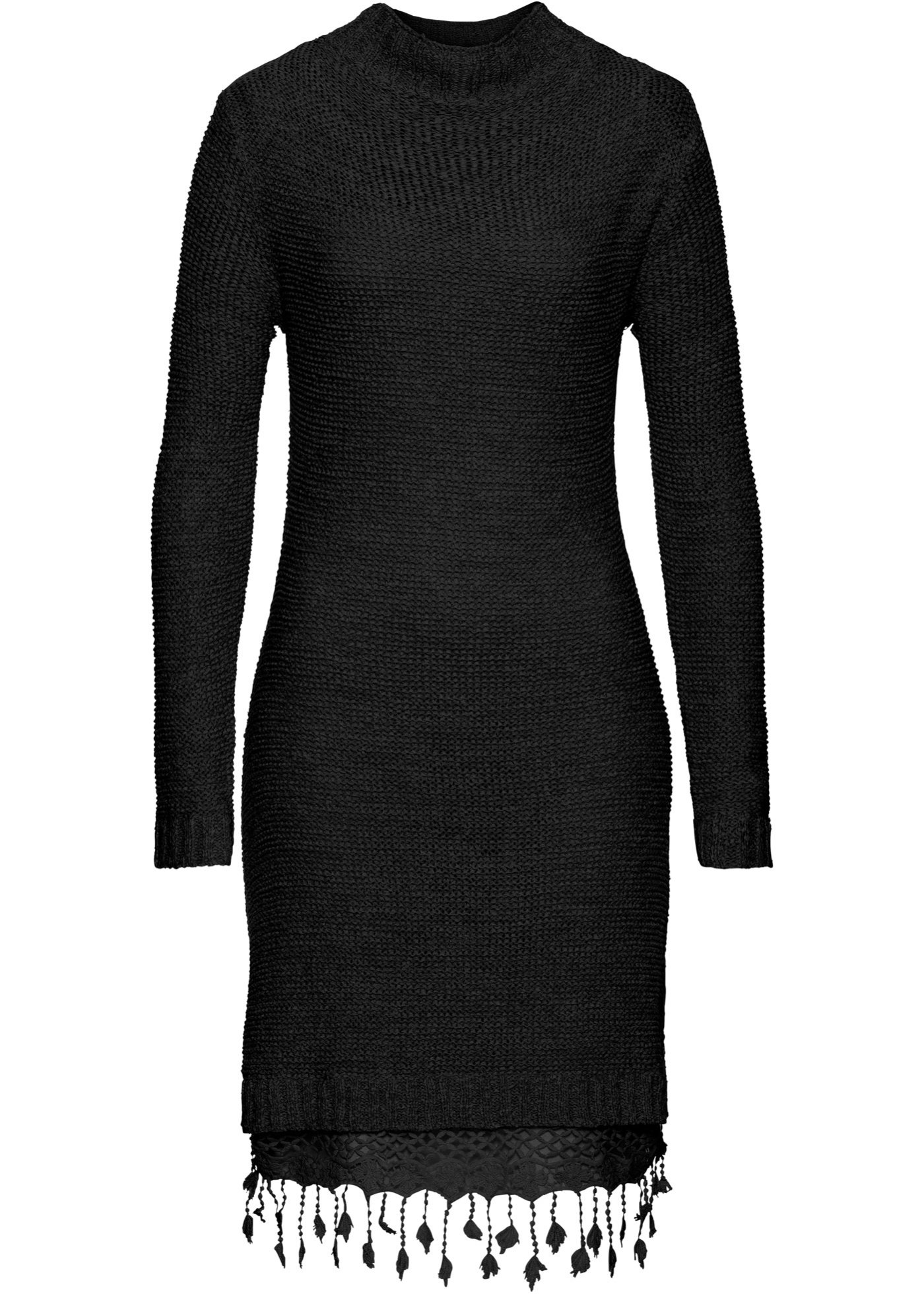 978176 Bonprix платье вязаное черный