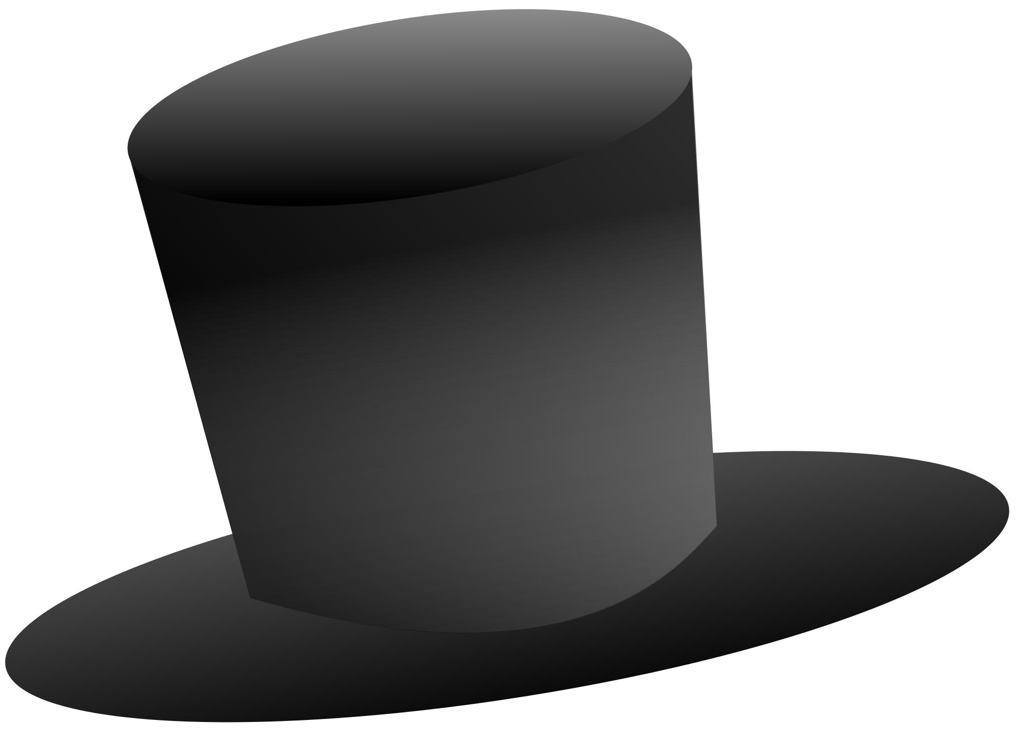 Шляпа цилиндр черный