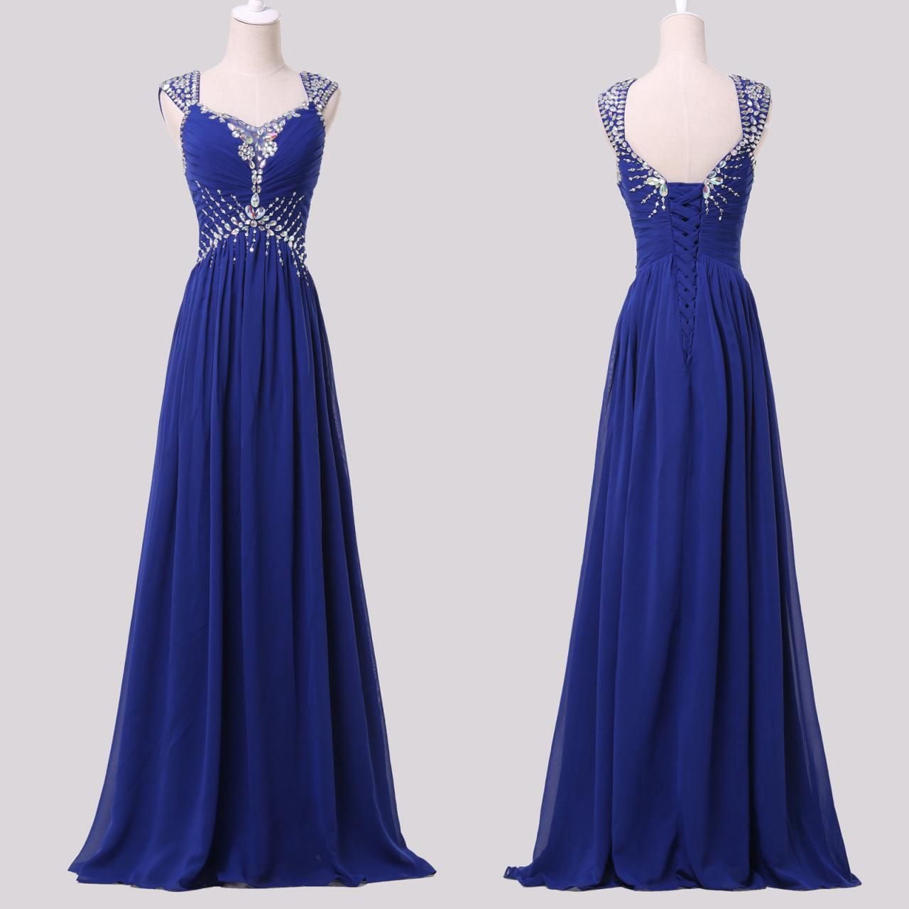 Темное Голубое Платье