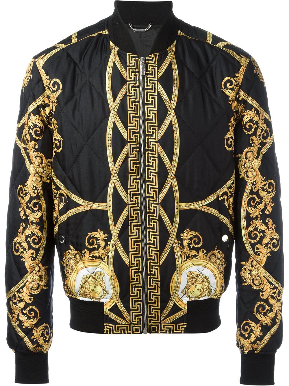 Versace Black Yellow Jacket