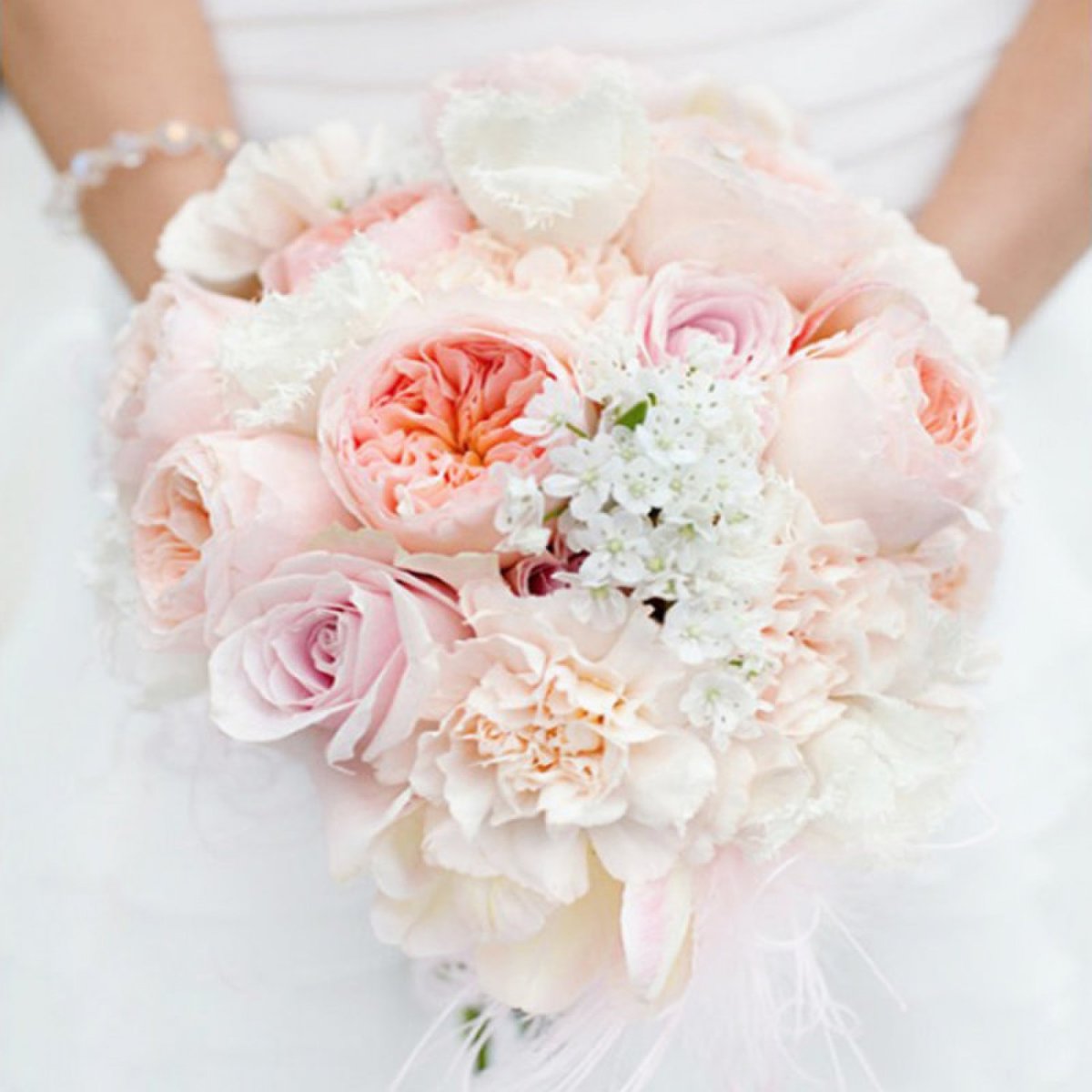 Букет Невесты В Розовых Тонах