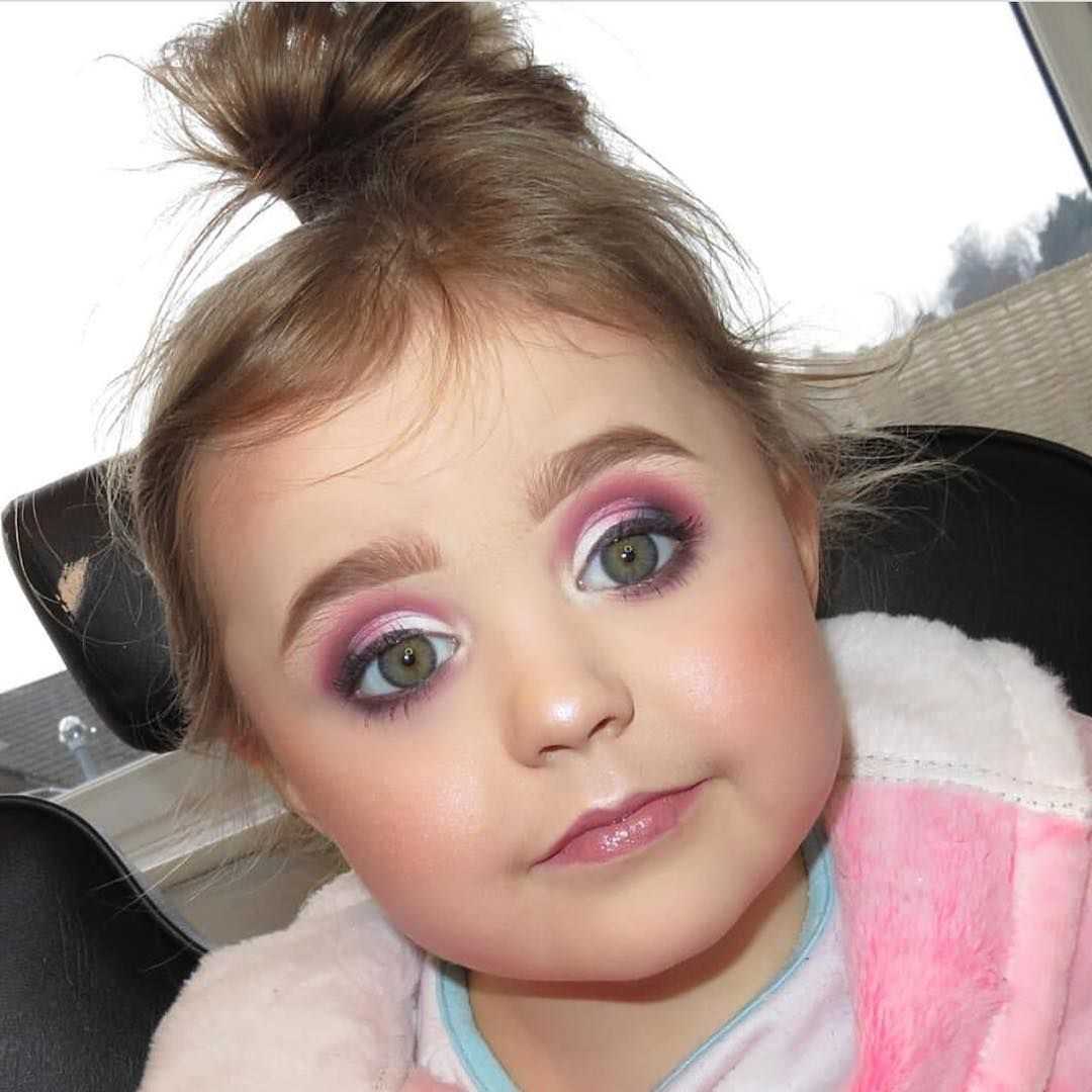 Фото макияж для детей 8 лет
