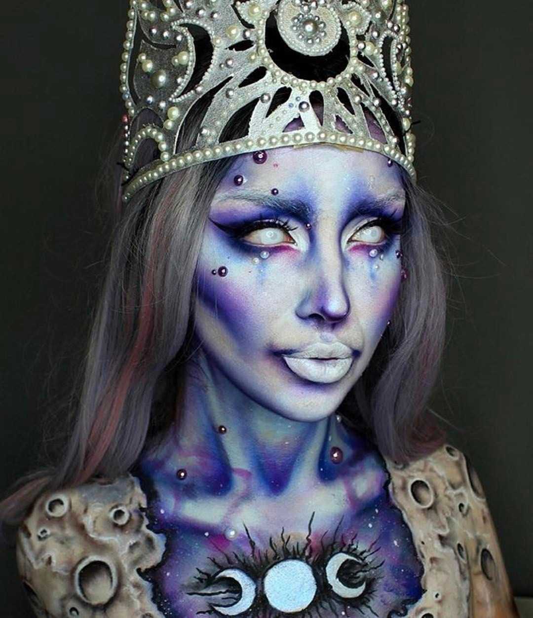 Фантазийный макияж на Хэллоуин