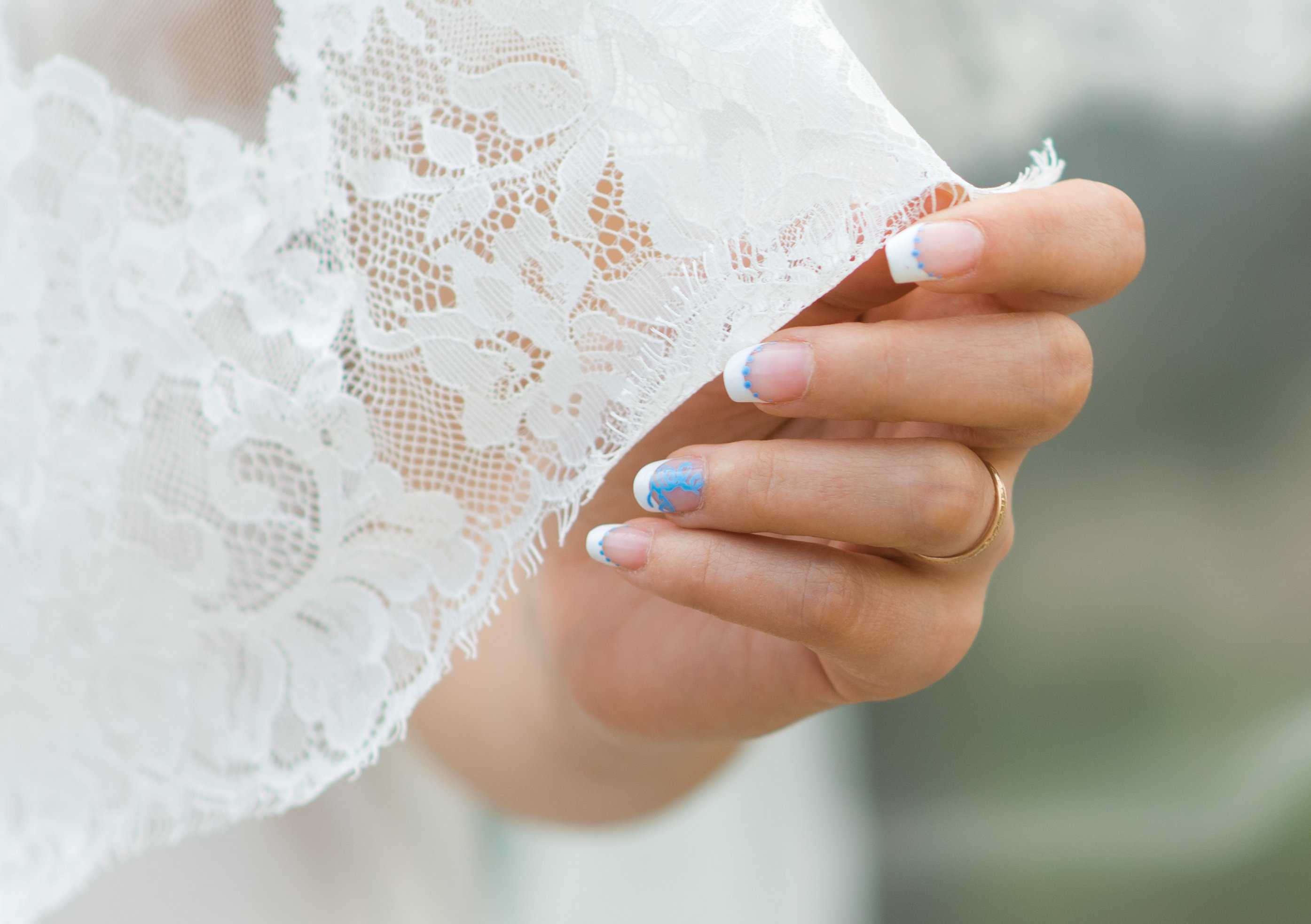 свадебные ногти невесты 2023 фото