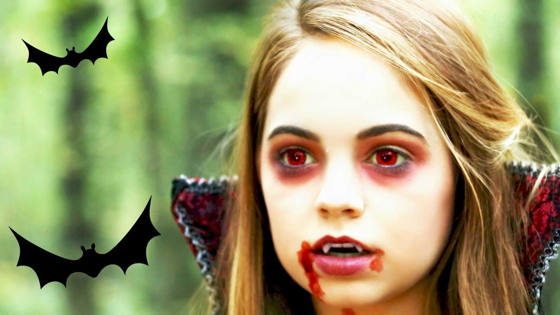 Como pintar la cara de vampiro